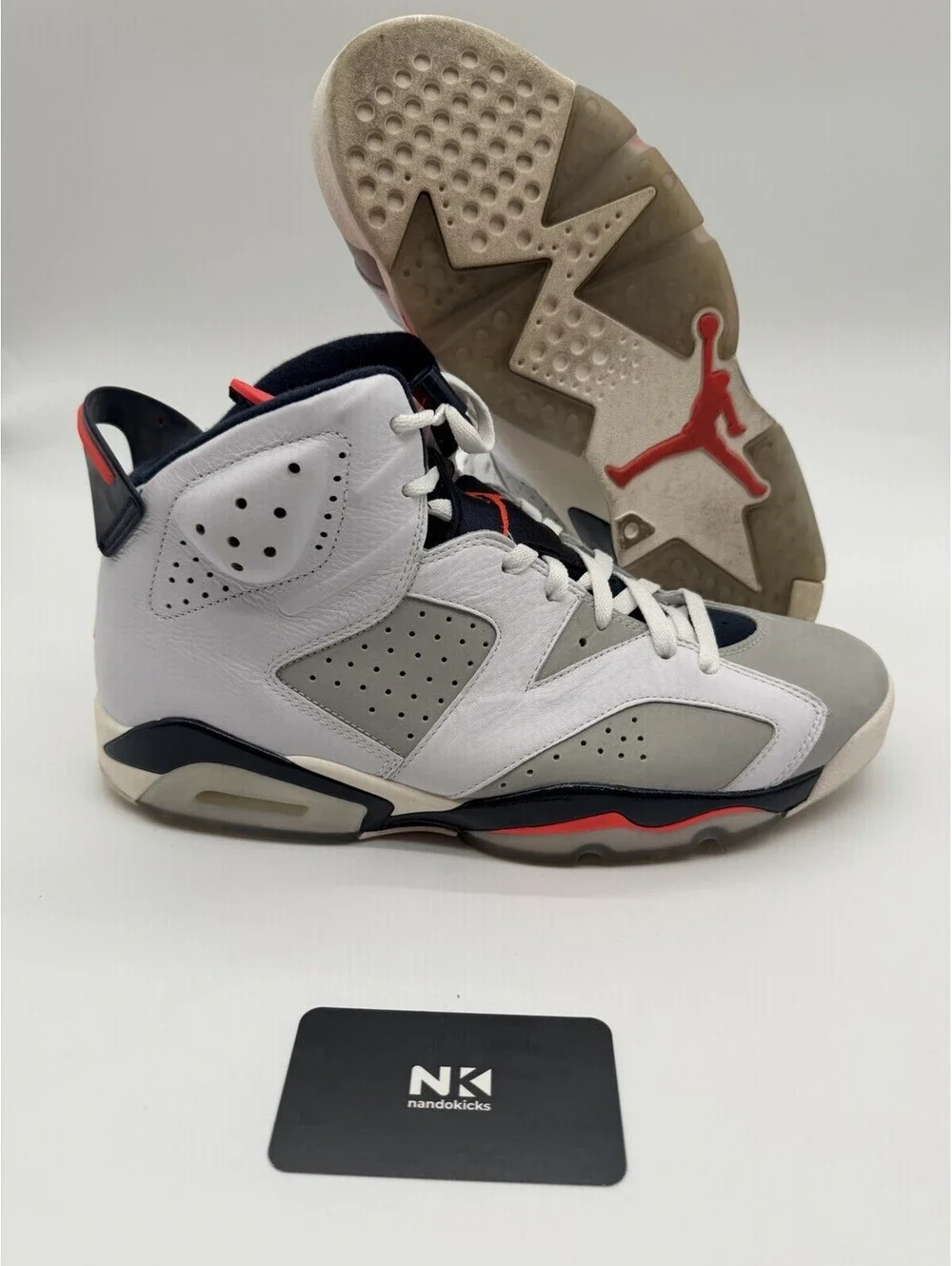Air Jordan Retro 6 384664-104. Tinker Size 11.5M USED